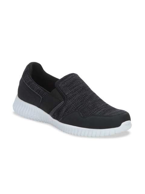 

Red Tape Men Black Textile Walking Shoes