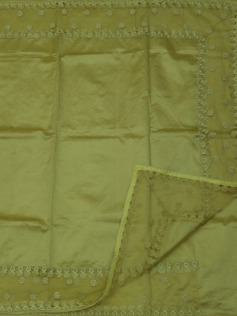 

Pothys Green Woven Design Jute Silk Saree