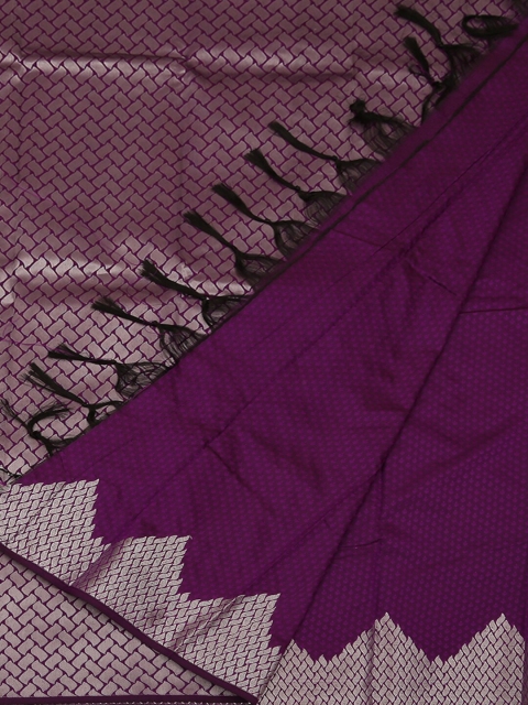 

Pothys Violet Printed Art Silk Saree