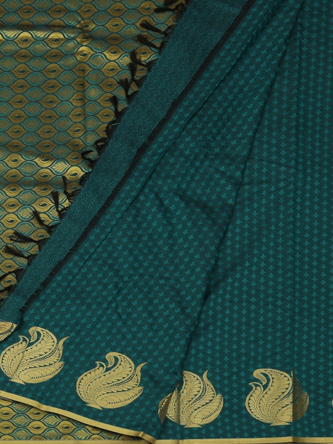

Pothys Green Woven Design Art Silk Saree