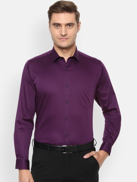 

Van Heusen Men Purple Regular Fit Solid Formal Shirt
