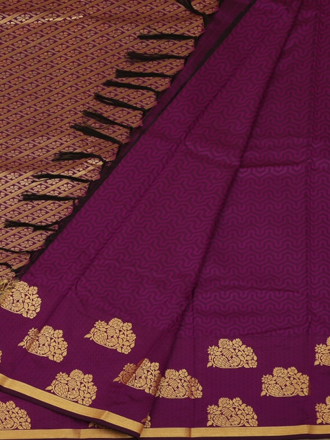 

Pothys Violet Printed Art Silk Saree
