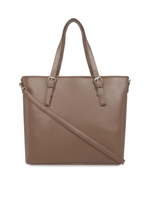 

Toteteca Beige Solid Shoulder Bag