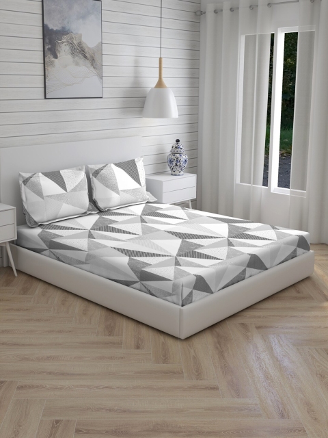 

Boutique Living India Grey 200TC Double King with 2 Pillow Bedding Set