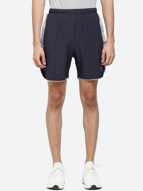 

SG Men Navy Blue Solid Regular Fit Sports Shorts