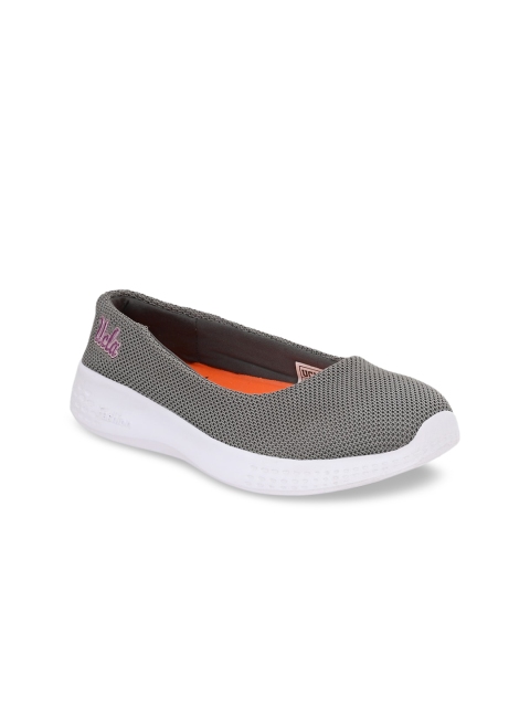 

UCLA Women Grey Mesh Mid-Top Walking Shoes