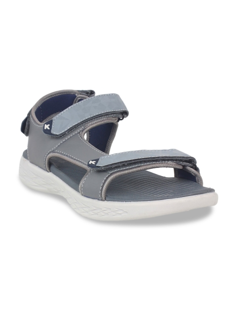 

KazarMax Men Grey Sports Sandals