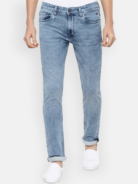 

Louis Philippe Jeans Men Blue Slim Fit Mid-Rise Clean Look Jeans