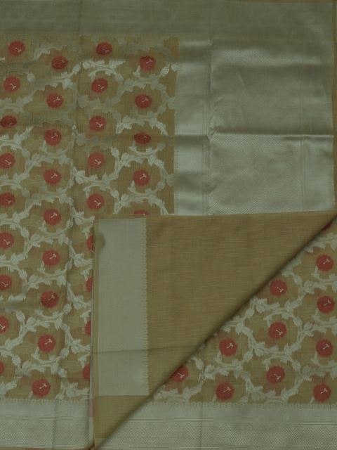 

Pothys Green Printed Art Silk Saree
