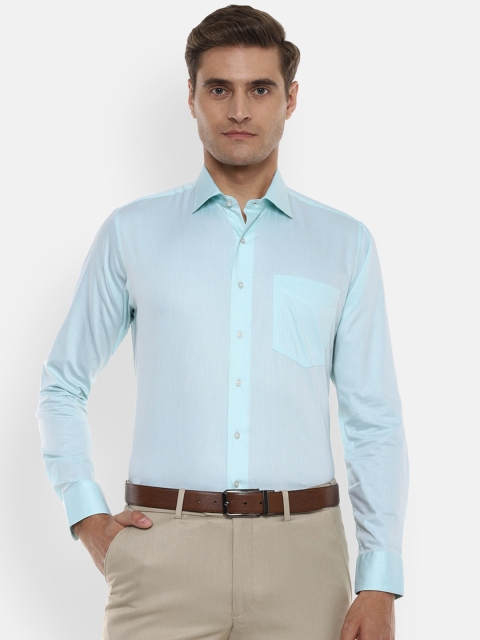 

Van Heusen Men Blue Slim Fit Solid Formal Shirt