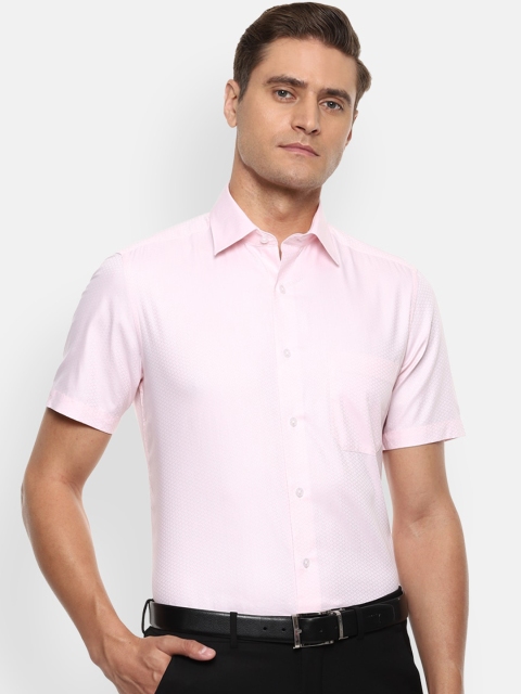 

Louis Philippe Men Pink Regular Fit Solid Formal Shirt