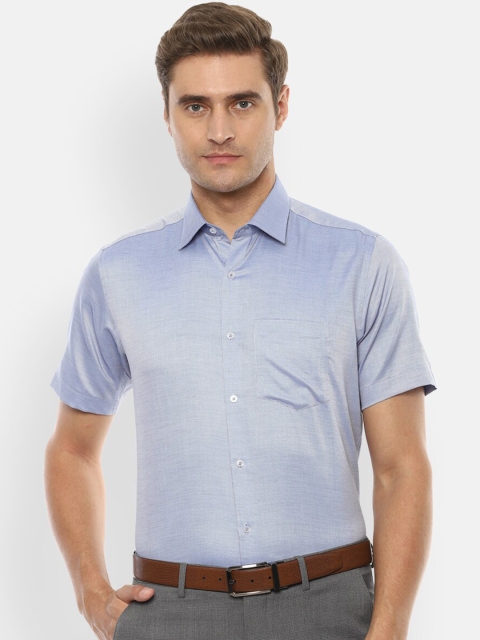

Van Heusen Men Blue Slim Fit Printed Formal Shirt