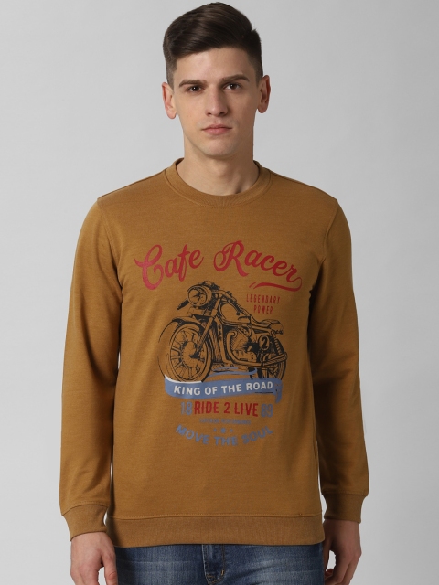 

Peter England Casuals Men Khaki Printed Sweatshirt