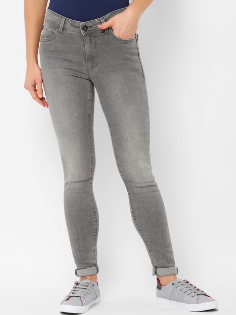 

Allen Solly Woman Women Grey Regular Fit Mid-Rise Clean Look Jeans
