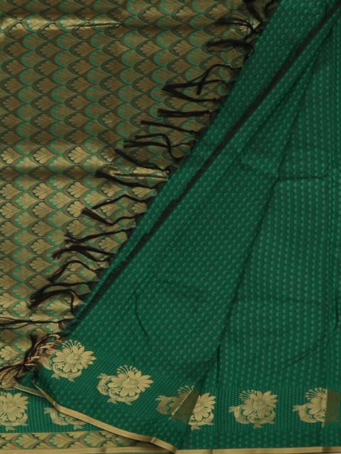 

Pothys Green Woven Design Art Silk Saree