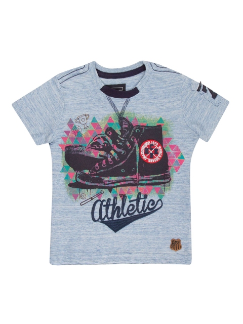 

Cherokee Boys Blue Printed Round Neck T-shirt