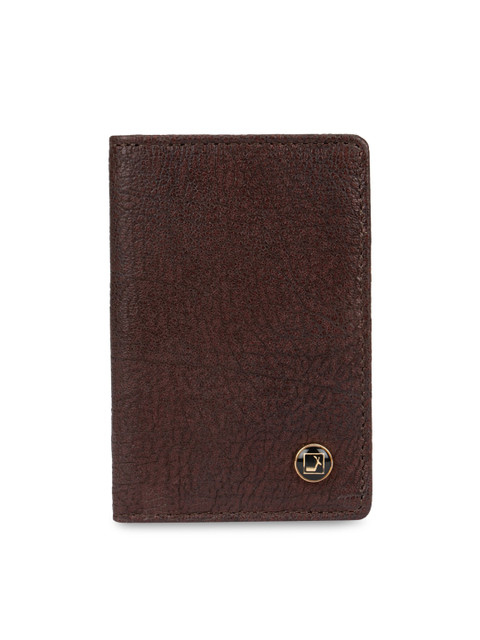 

Da Milano Men Brown Solid Two Fold Wallet