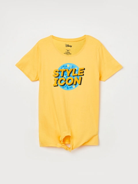 

Fame Forever by Lifestyle Girls Yellow Printed Top