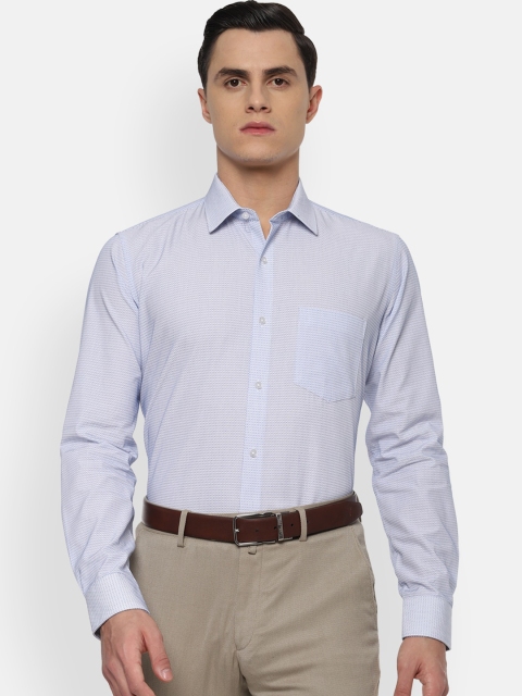 

Van Heusen Men Blue Slim Fit Printed Formal Shirt
