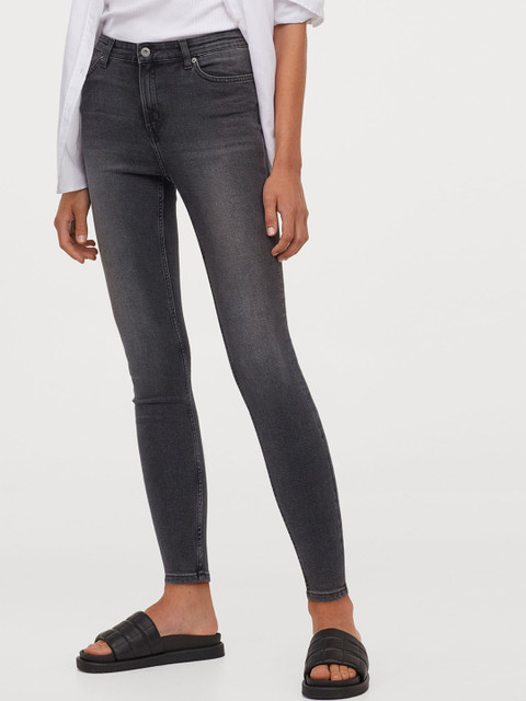 

H&M Women Grey Stretch Trousers