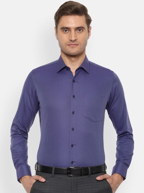 

Van Heusen Men Blue Slim Fit Solid Formal Shirt