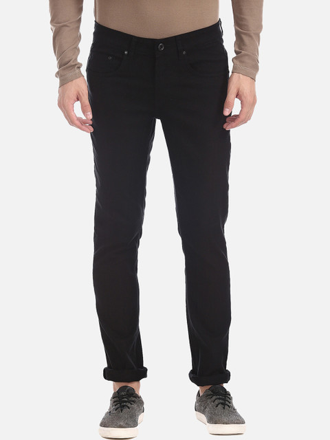 

Colt Men Black Skinny Fit Low-Rise Clean Look Jeans