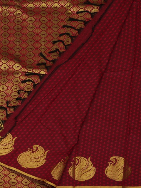 

Pothys Magenta Woven Design Art Silk Saree