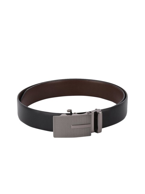 

CRUSSET Men Black Solid Formal Belt