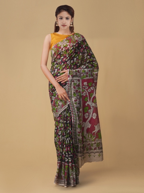 Unnati Silks Multicoloured Pure Cotton Printed Kota Saree, Multi