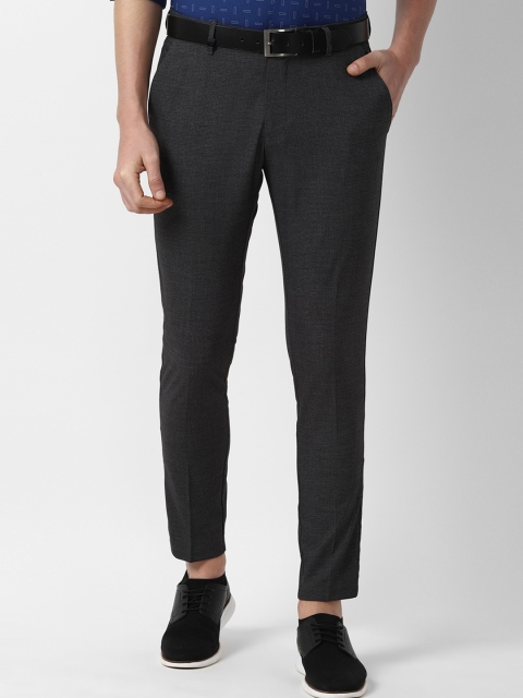

Louis Philippe Sport Men Charcoal Grey Skinny Fit Solid Formal Trousers