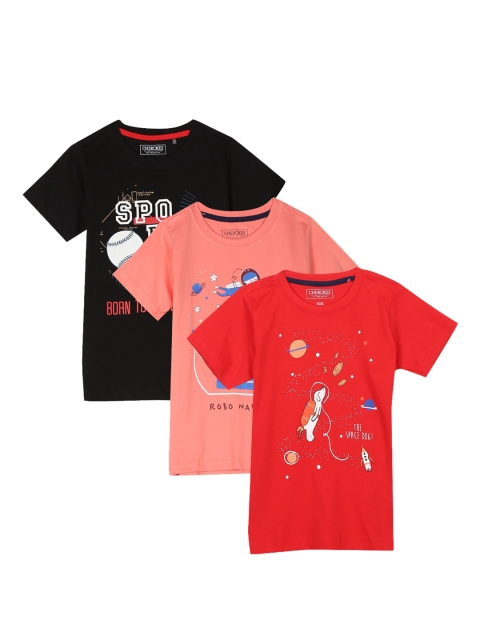 

Cherokee Boys Assorted Printed Round Neck T-shirt