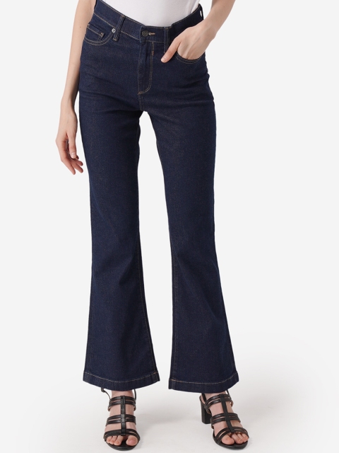 

Mode by Red Tape Women Navy Blue Bootcut Mid-Rise Clean Look Jeans