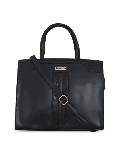 

ESBEDA Black Solid Handheld Bag