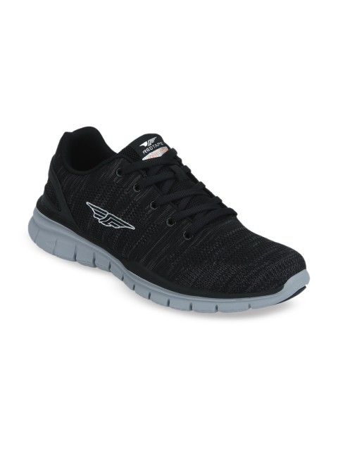 

Red Tape Men Black Textile Walking Shoes