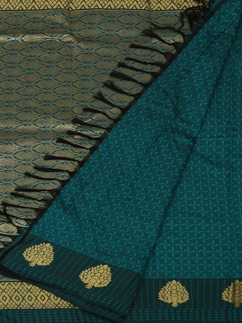 

Pothys Green Woven Design Art Silk Saree