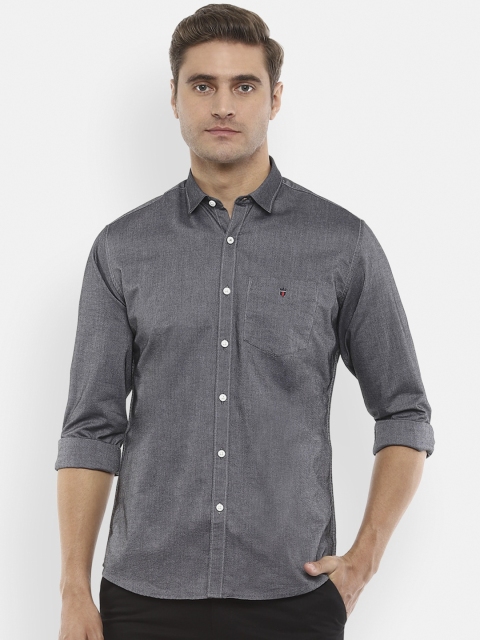 

Louis Philippe Sport Men Grey Slim Fit Solid Casual Shirt
