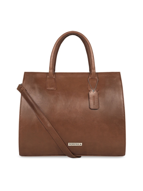 

Toteteca Tan Solid Shoulder Bag