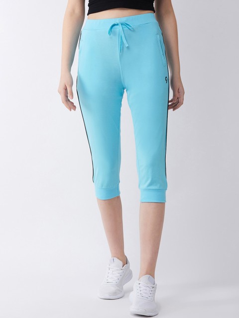 

C9 AIRWEAR Women Blue Solid Slim Fit Capris