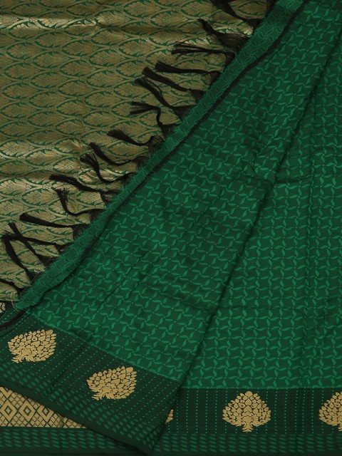 

Pothys Green Woven Design Art Silk Saree