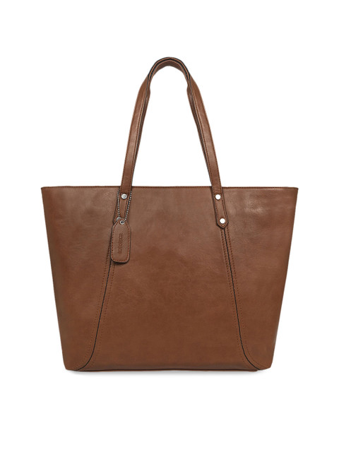 

Toteteca Brown Solid Shoulder Bag