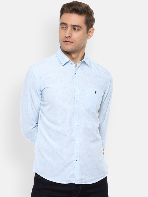 

Louis Philippe Sport Men Blue Slim Fit Striped Casual Shirt