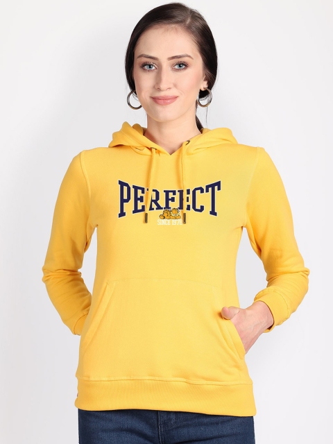 

Free Authority Women Yellow & Blue Printed Hooded Sweatshirt