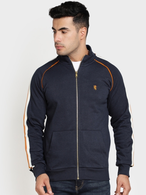 

Red Tape Men Navy Blue Solid Sweatshirt