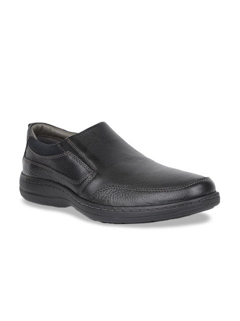 

Hush Puppies Men Black Leather Loafers