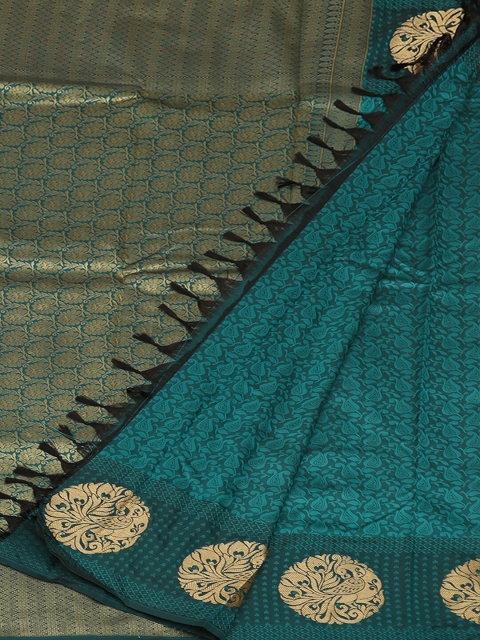

Pothys Green Woven Design Art Silk Saree