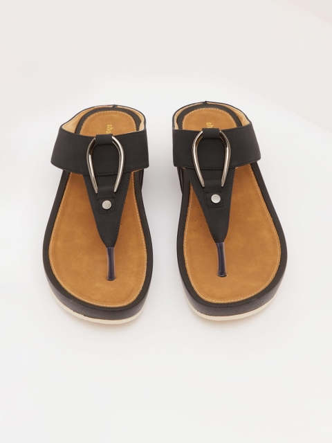 

shoexpress Women Black Solid Peep Toes
