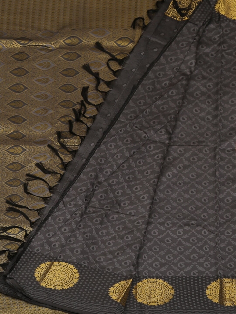 

Pothys Grey Woven Design Art Silk Saree