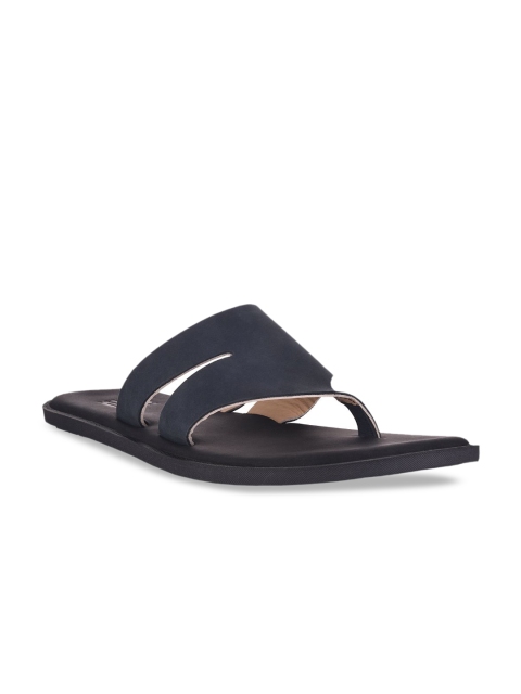 

SKO Men Black Leather Comfort Sandals