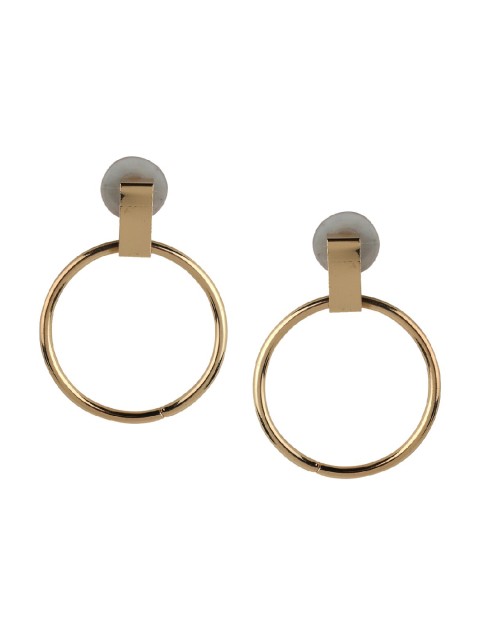 

Kazo Gold-Toned Circular Drop Earrings