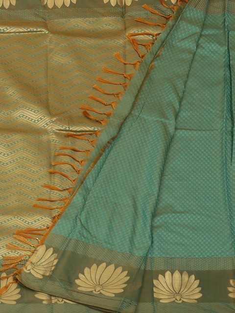 

Pothys Sea Green Woven Design Art Silk Saree